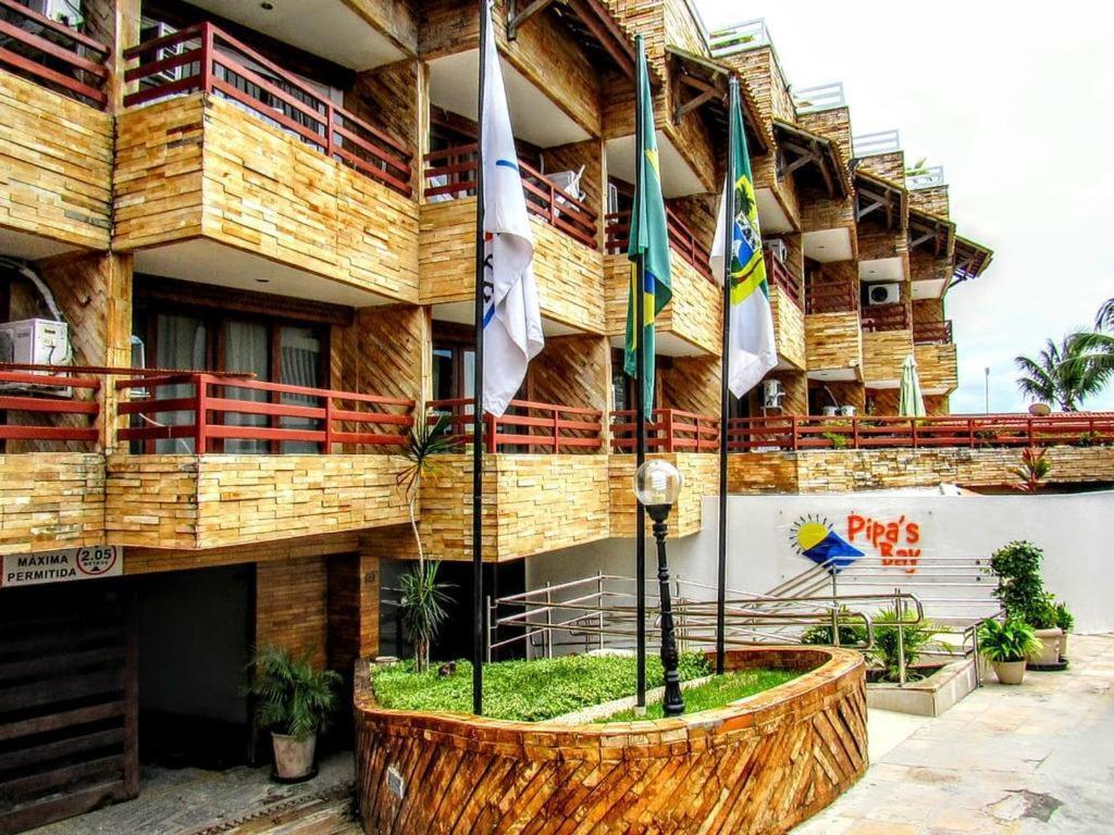 Ferienwohnung Pipas Bay - Flat Beira Mar Praia de Pipa Exterior foto